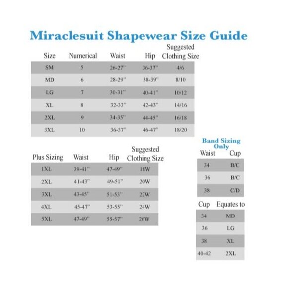 Miraclesuit Women's Sheer Shapewear Open Bust Mid-Thigh Slimmer Size Med - Picture 8 of 8